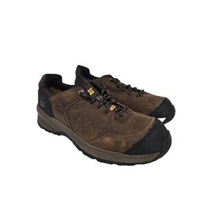 Caterpillar Men's Streamline 2.0 CTCP Leather Athletic Safety Shoes Brown 11W